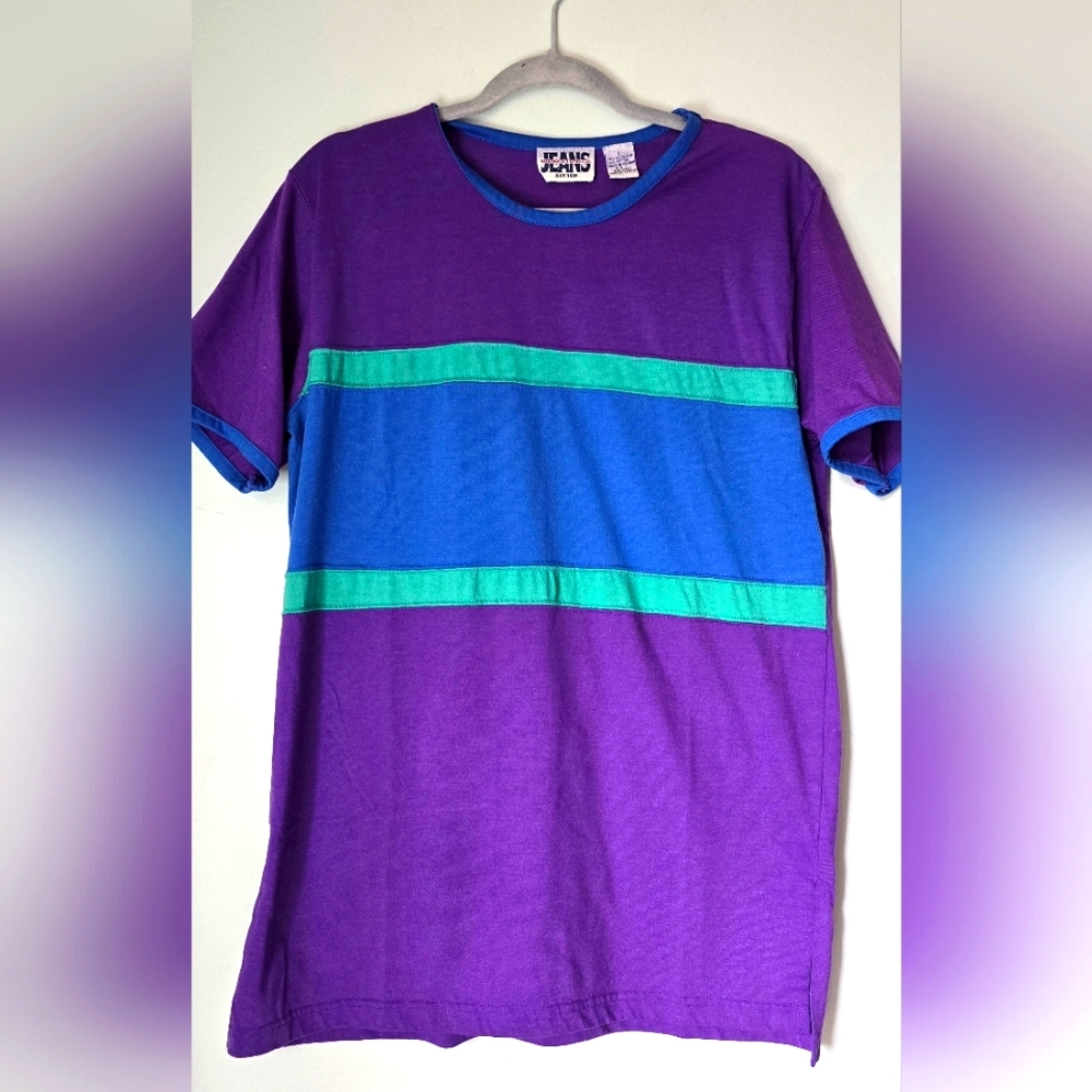 Vintage Color Block Tshirt